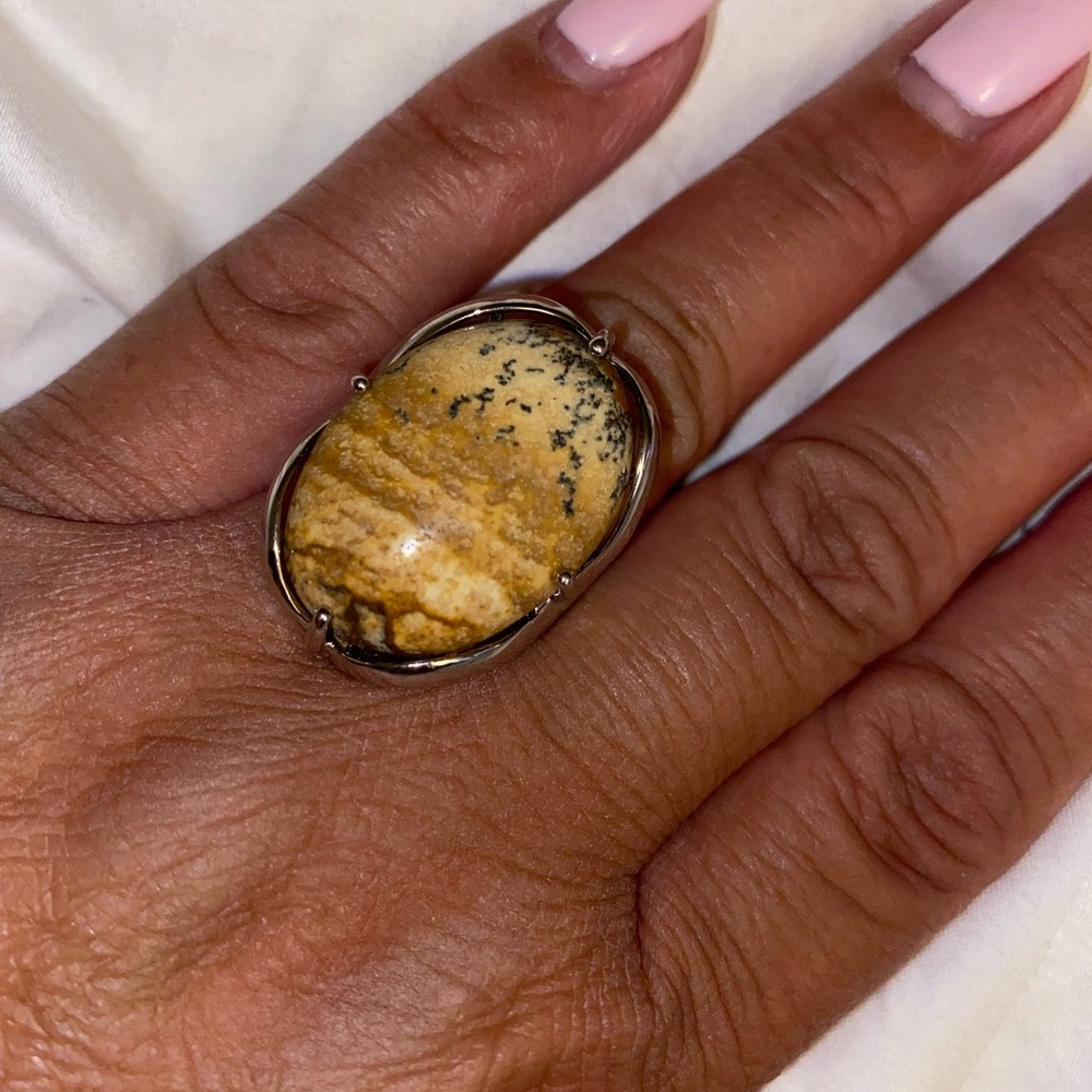 Calligraphy Crystal ring